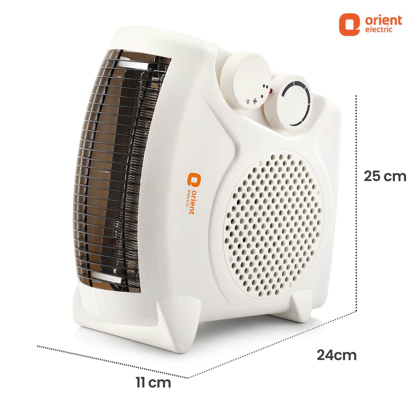 Areva Blower Room Heater with Adjustable Wattage (1000W-2000W) - Orient Electric