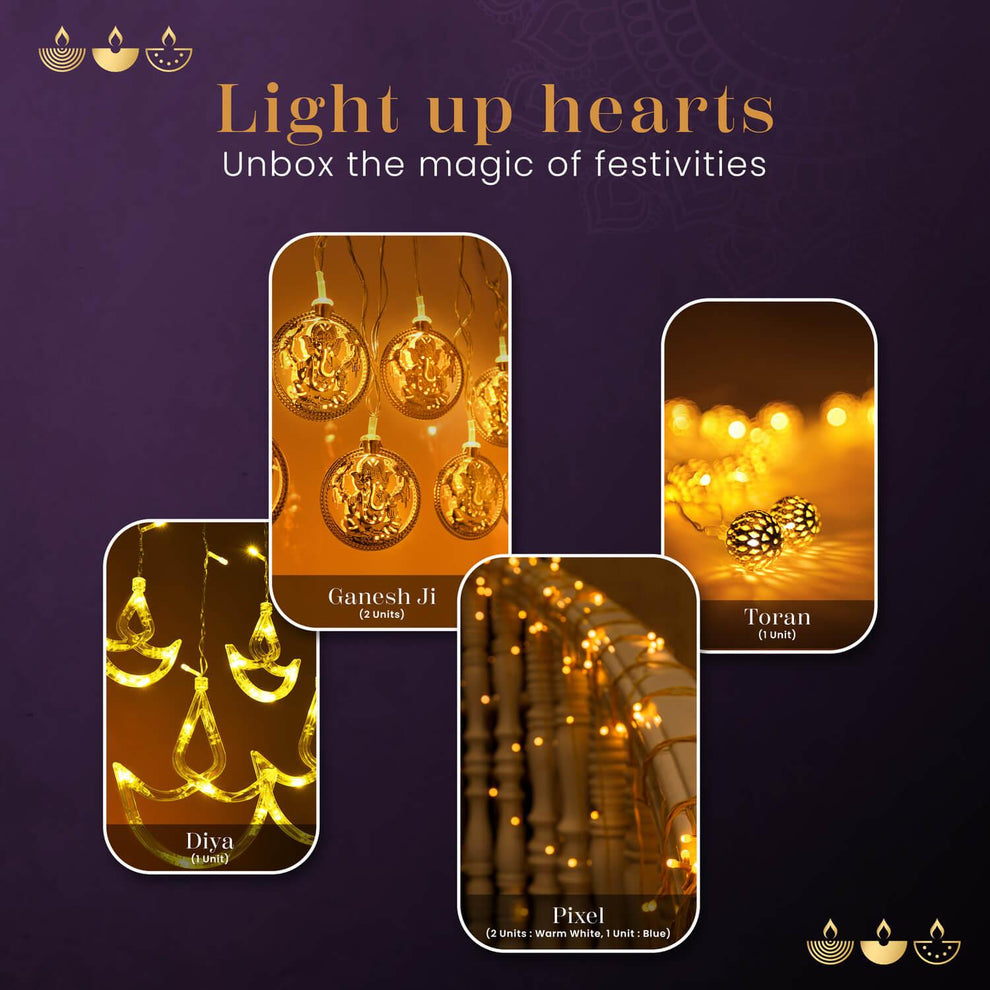 DEEPTI Diwali Lights Gift Pack of 7 - Orient Electric