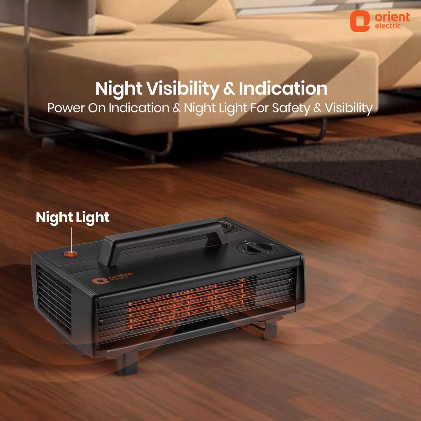 Heat Convector 2000W Small Room Heater - Orient Electric