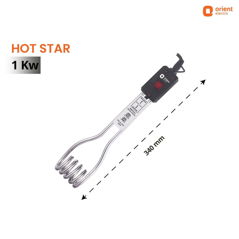 Buy Hot Star 1000W Immersion Rod Water Heater Online in India