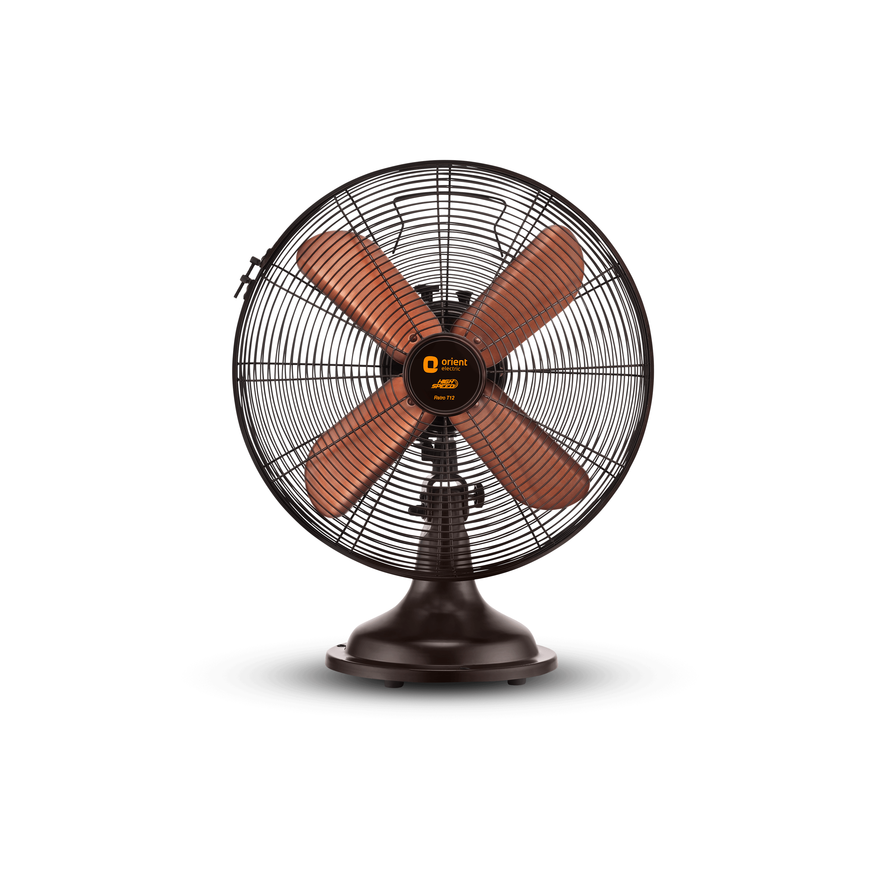 Retro T12 300mm High-Speed Table Fan (Rubbed Bronze)